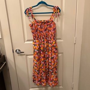 Small Draper James dress in Orange Blossom